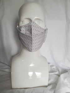 3D Mask-Silver Red