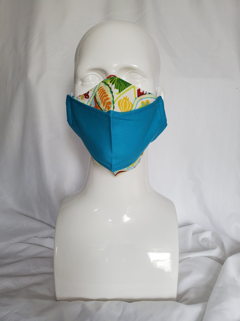 3D Mask-Turquoise Fruit