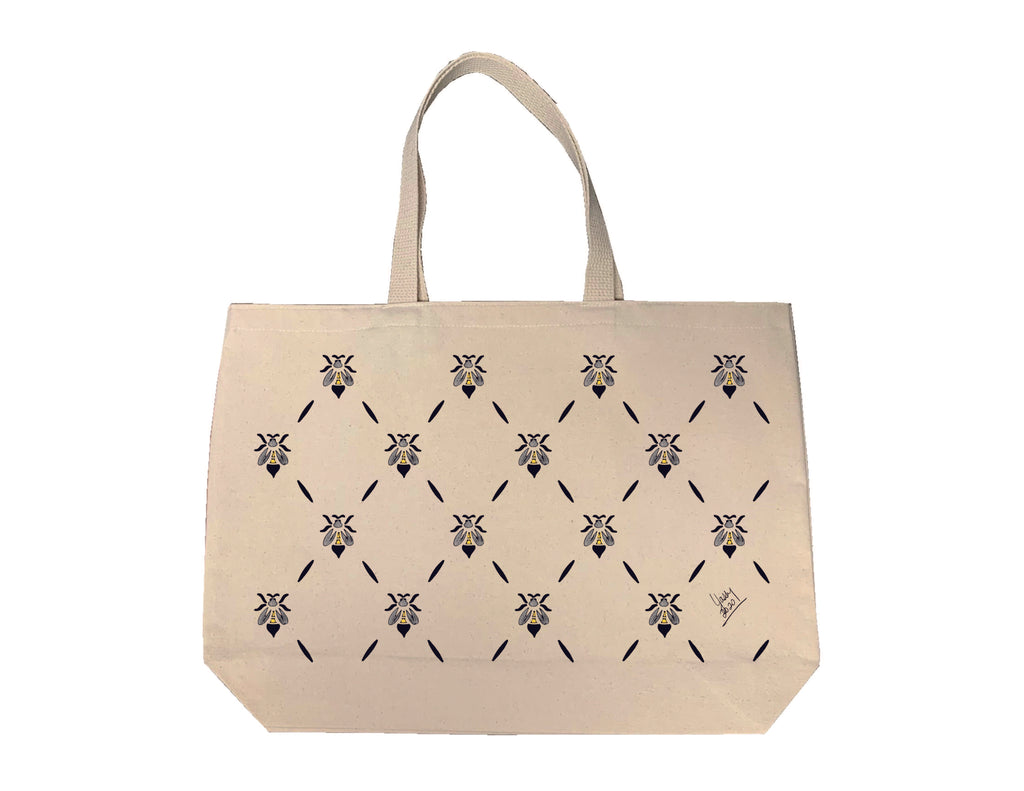 Tote Bag-Bee Repeat