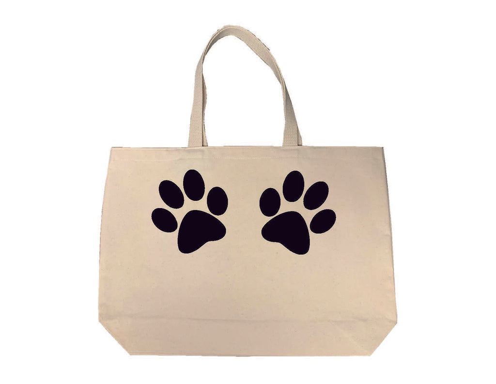 Tote Bag-Dog Paw