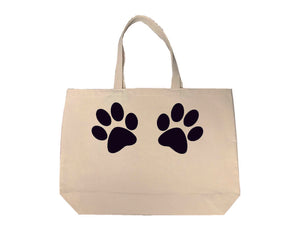 Tote Bag-Dog Paw